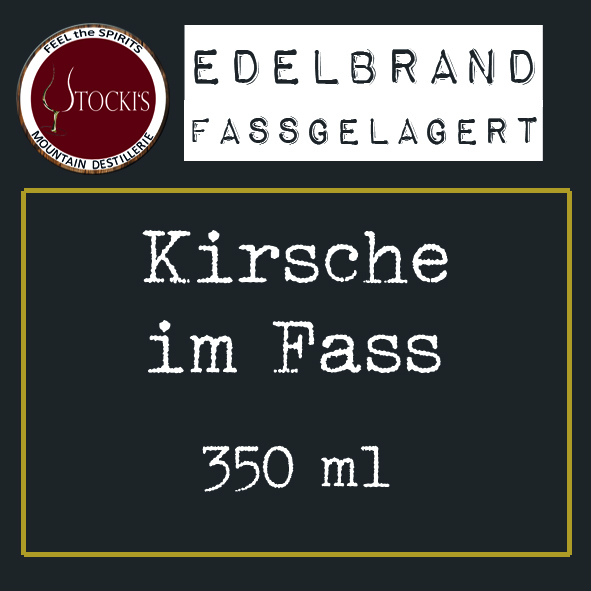 Kirsche im Fass